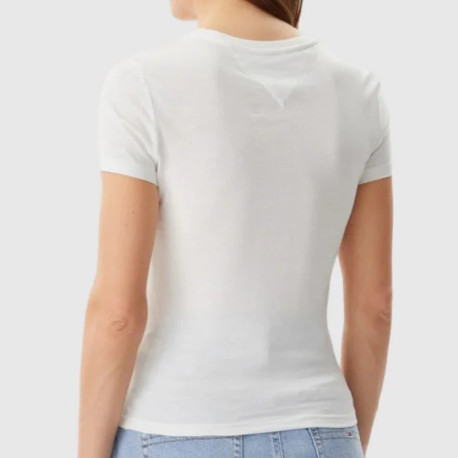 Camiseta Tommy Hilfiger Blanca Mujer Camiseta Tommy Hilfiger Blanca Mujer