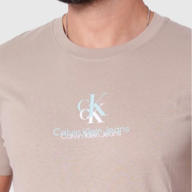 Camiseta Calvin Klein Marrón Hombre