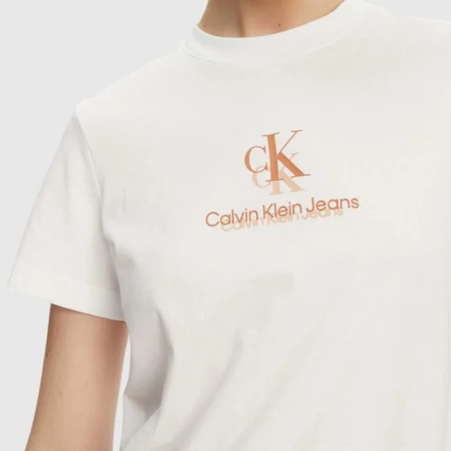 Camiseta Calvin Klein Blanca Mujer