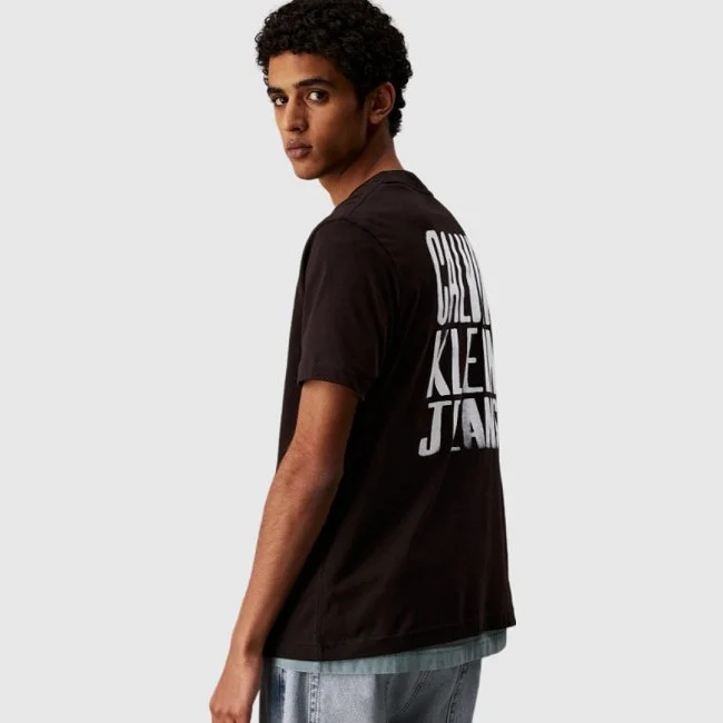 Camiseta Calvin Klein Negra Hombre