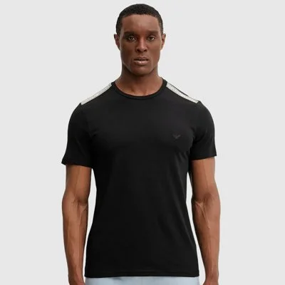 Camiseta Armani Negra Hombre