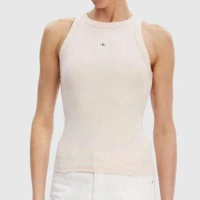 Camiseta Calvin Klein Beige...