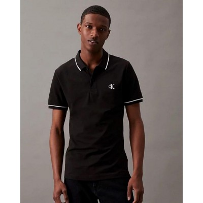 Polo Calvin Klein Negro Hombre 2