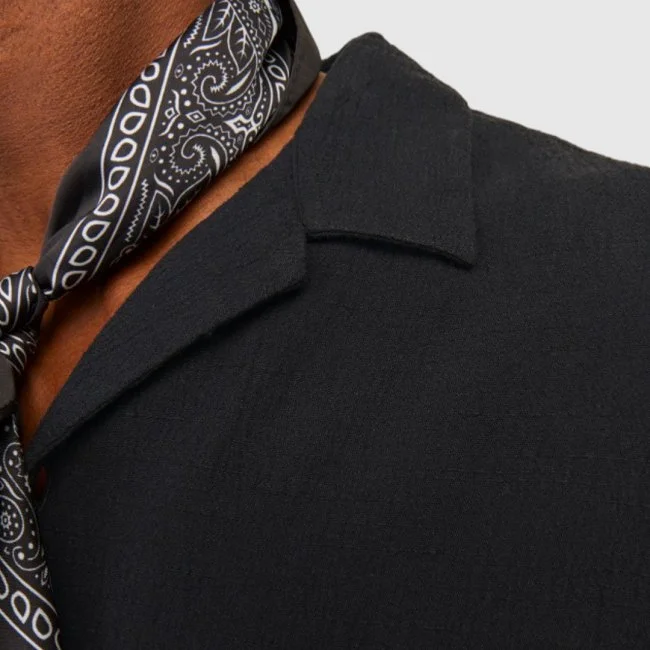 Camisa Jack & Jones Negra Hombre