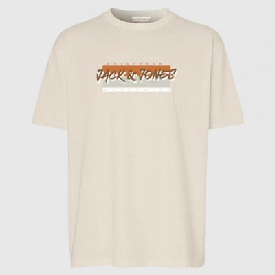 Camiseta Jack & Jones Beige...