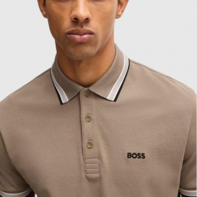 Polo Boss Marrón Hombre 2