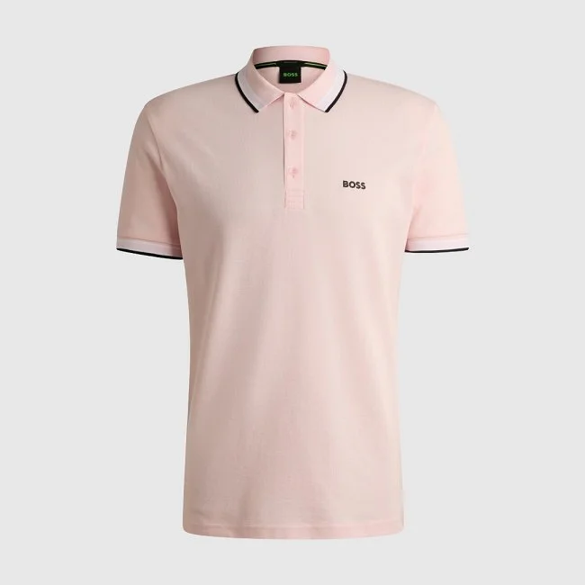 Polo Boss Rosa Hombre