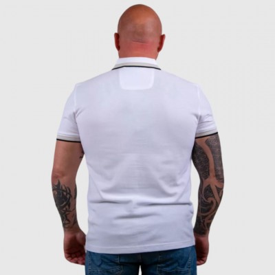Polo Boss Blanco Hombre 2