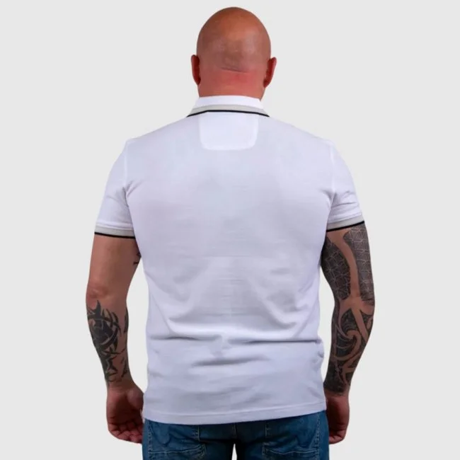 Polo Boss Blanco Hombre