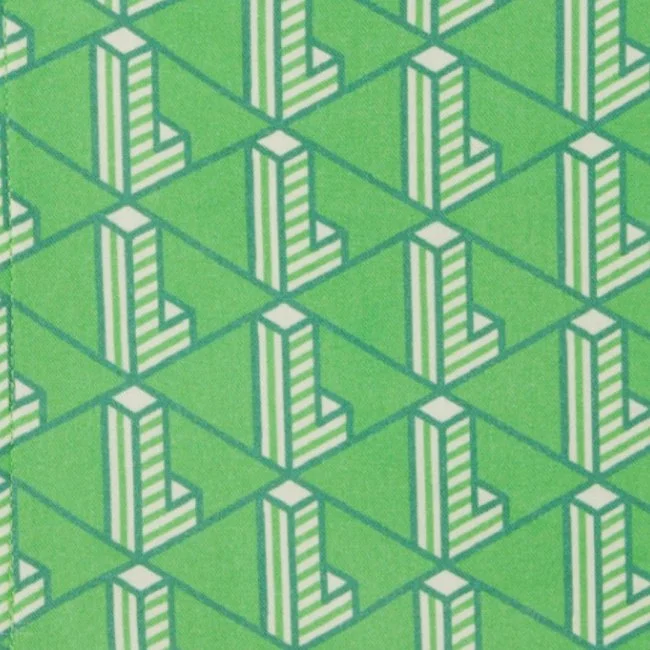 Camisa Lacoste Verde Estampada Hombre