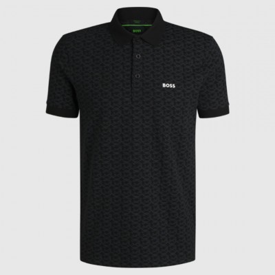 Polo Boss Negro Hombre