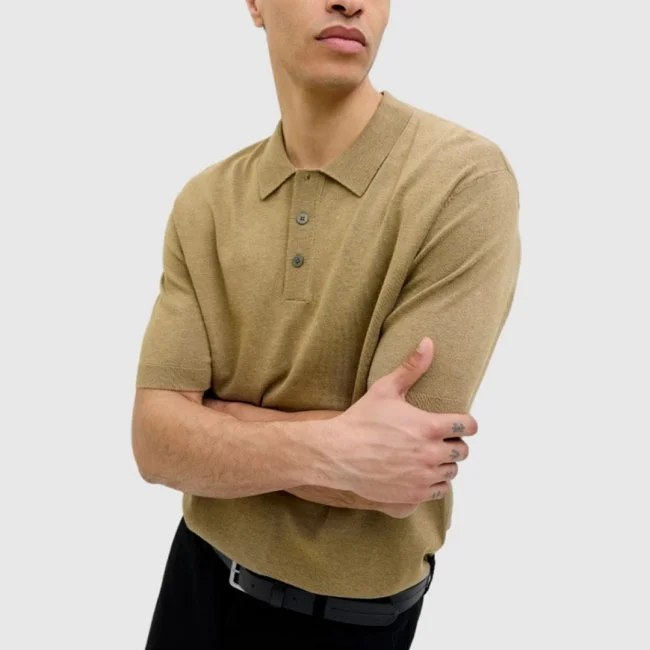 Polo Jack & Jones Marrón Hombre