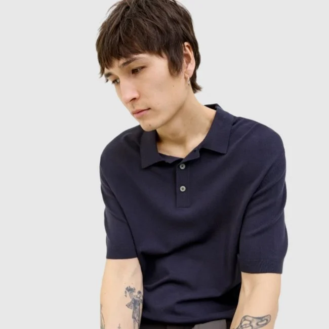 Polo Jack & Jones Negro Hombre