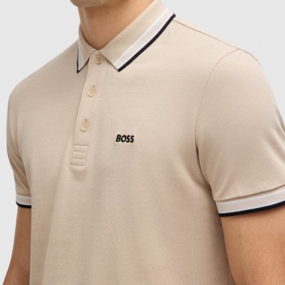 Polo Boss Beige Hombre 2