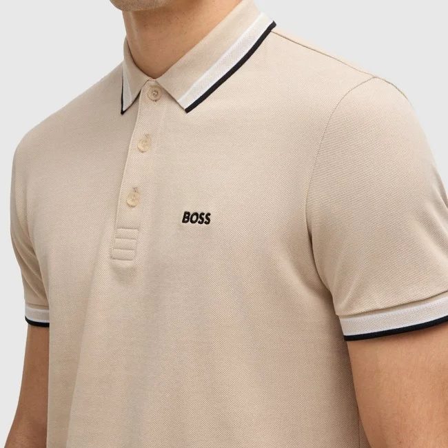Polo Boss Beige Hombre