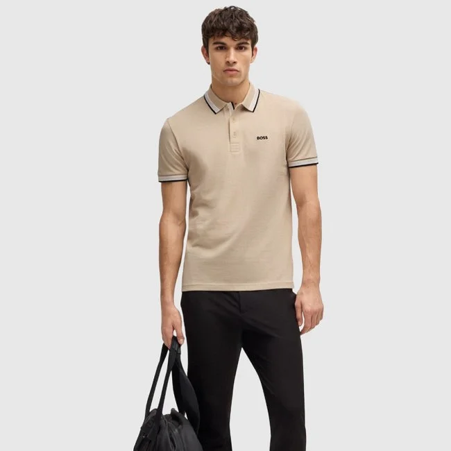 Polo Boss Beige Hombre