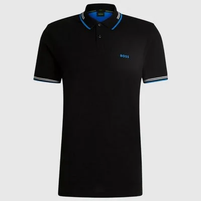 Polo Boss Negro Hombre