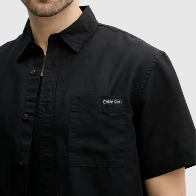 Camisa Calvin Klein Negra Hombre