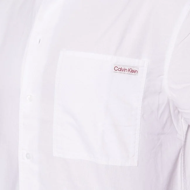 Camisa Calvin Klein Blanca Hombre Camisa Calvin Klein Blanca Hombre