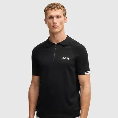 Polo Boss Negro Hombre