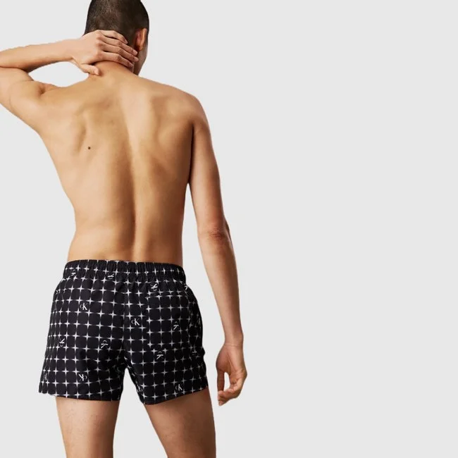 Bañador Calvin Klein Negro Estampado...