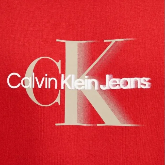 Camiseta Calvin Klein Roja Hombre