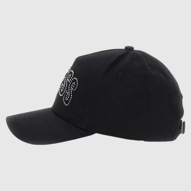 Gorra Guess Negra Mujer Pedrería