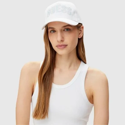 Gorra Guess Blanca Mujer...