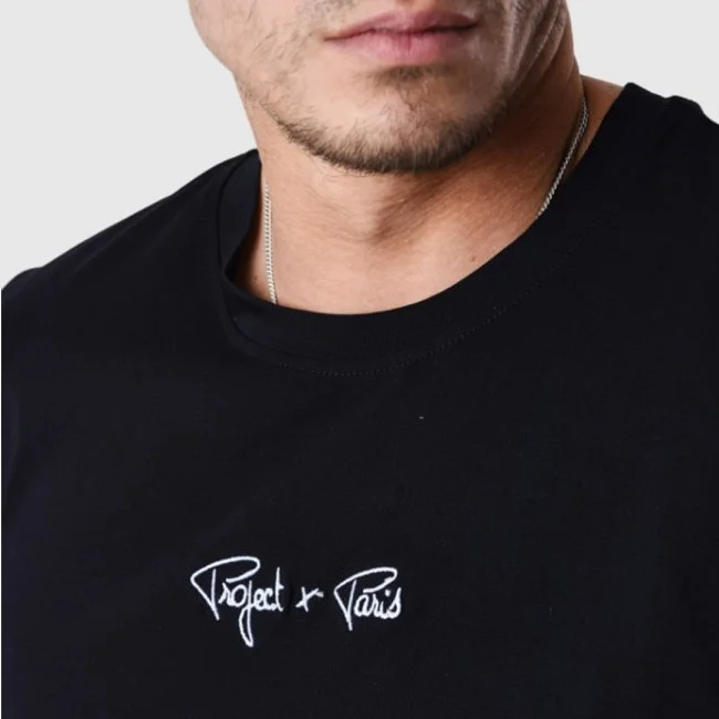 Camiseta Project x Paris Negra Hombre