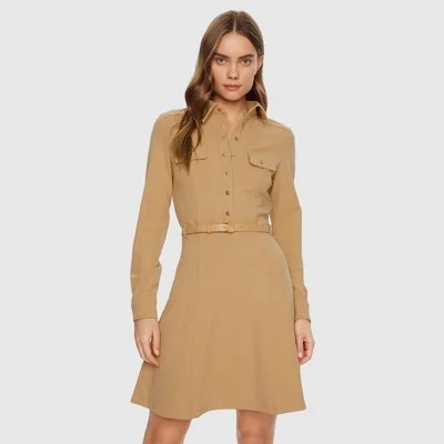 Vestido Guess Beige Mujer