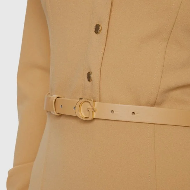 Vestido Guess Beige Mujer Vestido Guess Beige Mujer