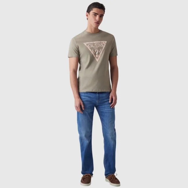Camiseta Guess Verde Hombre Camiseta Guess Verde Hombre