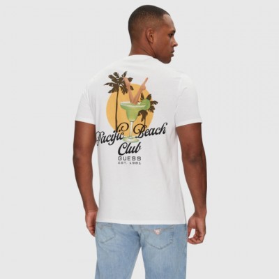 Camiseta Guess Blanca Hombre 2