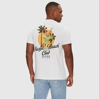 Camiseta Guess Blanca Hombre 2