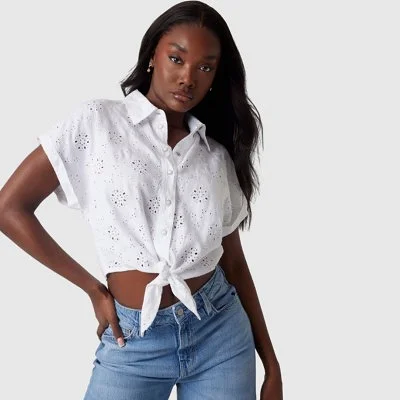 Camisa Guess Blanca Mujer