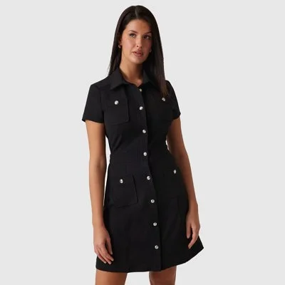 Vestido Guess Negro Mujer