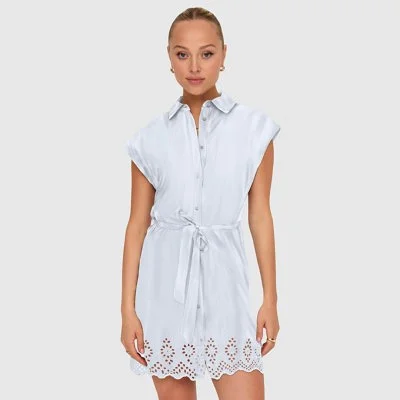 Vestido ONLY Blanco Mujer