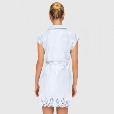 Vestido ONLY Blanco Mujer 2
