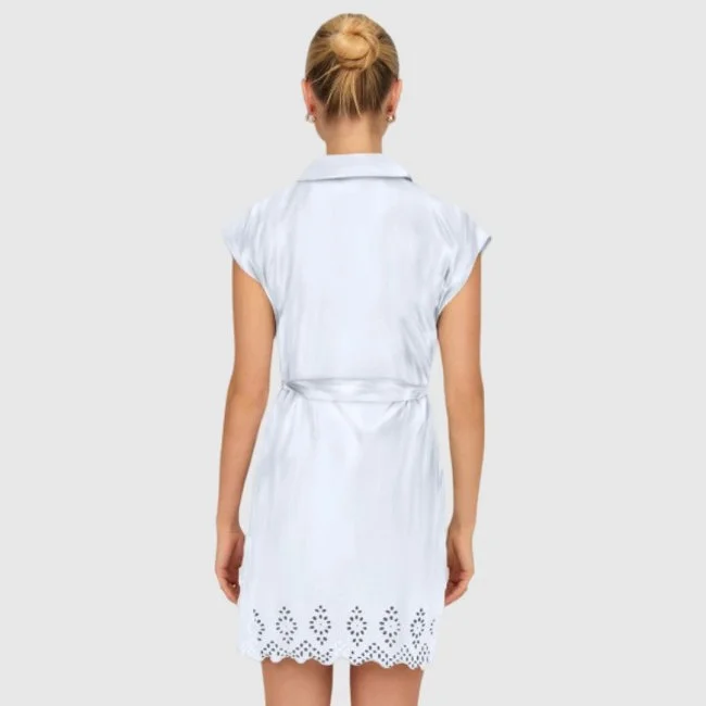 Vestido ONLY Blanco Mujer