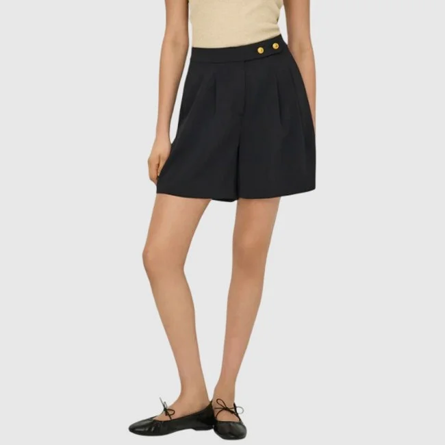 Pantalón Corto ONLY Negro Mujer