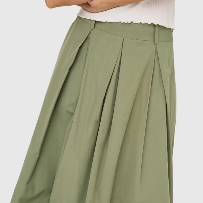 Falda ONLY Verde Mujer Falda ONLY Verde Mujer