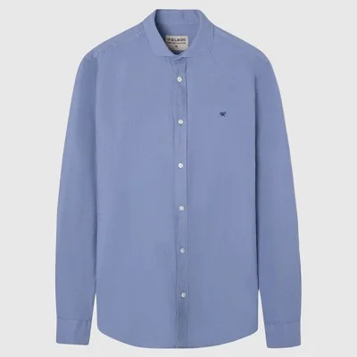 Camisa Silbon Azul Hombre