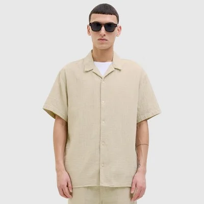 Camisa Jack & Jones Beige...