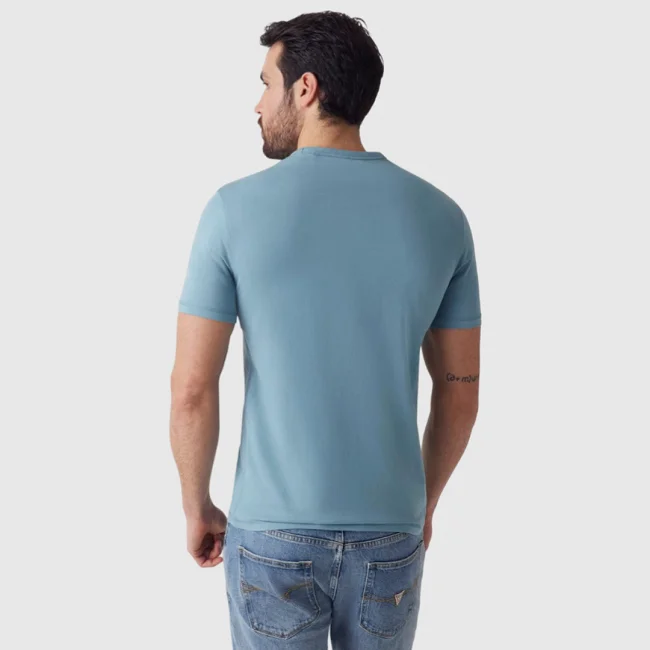 Camiseta Guess Azul Hombre