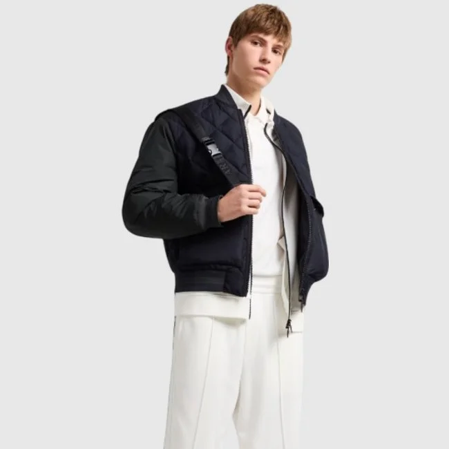 Polo Armani Exchange Blanco Hombre