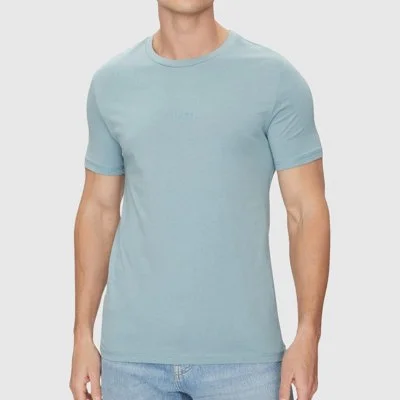 Camiseta Guess Azul Hombre