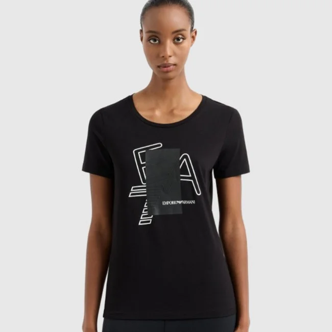 Camiseta Armani Negra Mujer