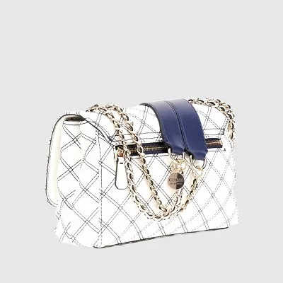 Bolso Guess Blanco y Azul... 2