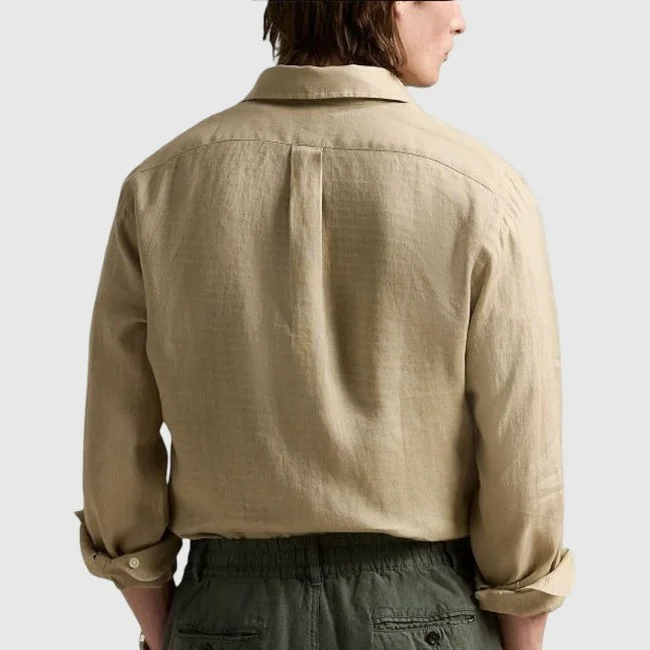 Camisa Ralph Lauren Beige Hombre