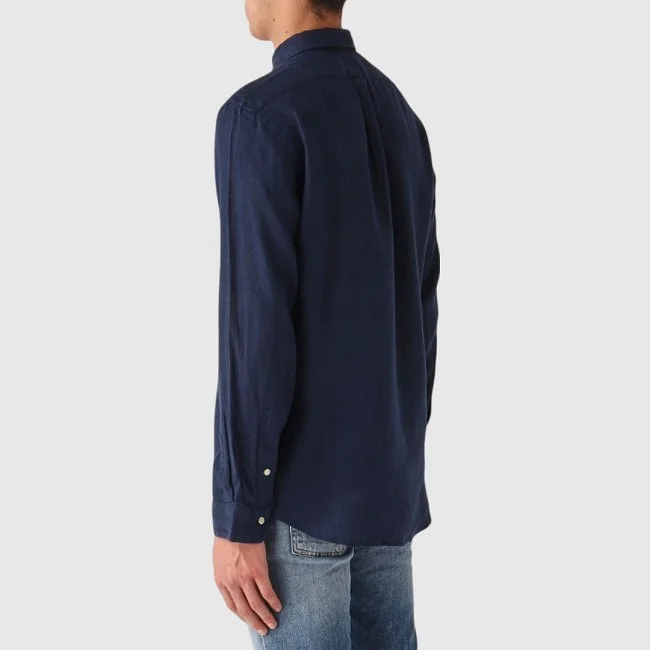 Camisa Ralph Lauren Azul Marino Hombre